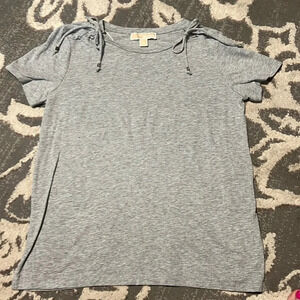 Michael kors t shirt. Like new. Grey. Size medium. Soft and stretchy.